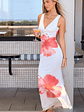Beck White Floral Print Maxi Dress - thumbnail 1