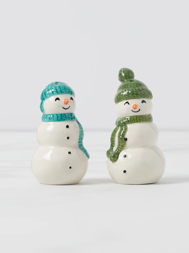 Balsam Lane Snowman Salt & Pepper Set 1