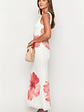 Beck White Floral Print Maxi Dress - thumbnail 4