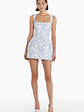 Bethany Skort Romper in Toile Brocade - thumbnail 1