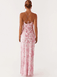 Bright Lights Beaded Maxi Dress - Pink - thumbnail 2