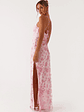 Bright Lights Beaded Maxi Dress - Pink - thumbnail 5