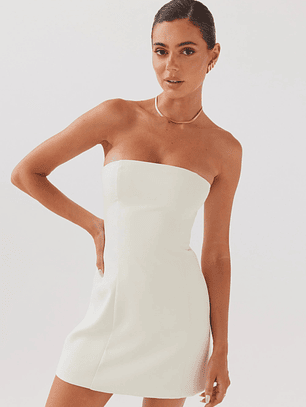 Ayanna Strapless Mini Dress - Ivory
