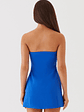 Ayanna Strapless Mini Dress - Cobalt - thumbnail 4
