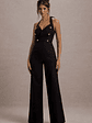 Banks | Black Tailored Halter-Neck Straight-Leg Jumpsuit - thumbnail 4