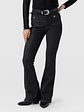 Bowie Stretch Flare Jeans - Black - thumbnail 3