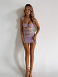 Calista Mini Dress Lilac - thumbnail 5