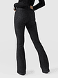 Bowie Stretch Flare Jeans - Black - thumbnail 6