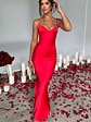 Athena Maxi Dress - Red - thumbnail 2
