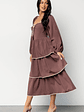 Barcelona Tiered Dress | Vintage Plum - thumbnail 3