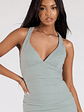 Ayla Lace-Up Slit Mermaid Glitter Formal Dress - thumbnail 4