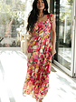 Ayla Tiered Maxi Dress | Pink Multi Floral - thumbnail 1