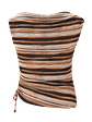 Braelyn Top - Brown Stripe - thumbnail 7