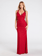 Ayla Lace-Up Slit Mermaid Glitter Formal Dress - thumbnail 9