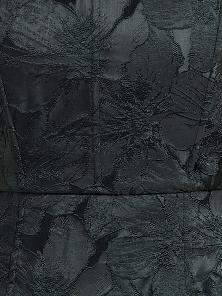 Brailey Mini Dress Strapless Dress in Black Jacquard 4