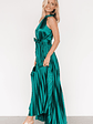 Capulet Pleated Maxi Dress | Emerald - thumbnail 3