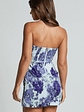 Brailey Mini Dress Strapless Dress in Wisteria - thumbnail 2