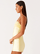 Belize Mini Dress - Lemon - thumbnail 3