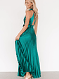 Capulet Pleated Maxi Dress | Emerald - thumbnail 6