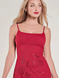Bring The Romance Rhinestone Rose Mesh Mini Dress - thumbnail 9