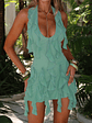 AZAI MINI DRESS MINT SHIMMER - thumbnail 3