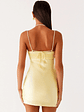 Belize Mini Dress - Lemon - thumbnail 4