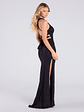 Ayla Lace-Up Slit Mermaid Glitter Formal Dress - thumbnail 13