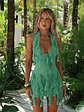 AZAI MINI DRESS MINT SHIMMER - thumbnail 4