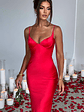 Athena Maxi Dress - Red - thumbnail 13