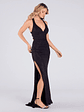Ayla Lace-Up Slit Mermaid Glitter Formal Dress - thumbnail 15