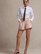 Cambridge | Pink Boucle Tailored Shorts - thumbnail 1