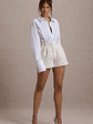 Cambridge | Cream Boucle Tailored Shorts - thumbnail 6
