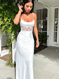 Azaria Maxi Dress - White - thumbnail 4