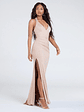 Ayla Lace-Up Slit Mermaid Glitter Formal Dress - thumbnail 22