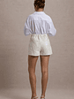 Cambridge | Cream Boucle Tailored Shorts - thumbnail 7