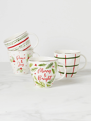 Bayberry Mugs, Set of 4