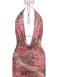 Blooming Romance Halter Mini Dress Spellbound - thumbnail 6
