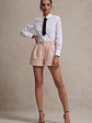 Cambridge | Pink Boucle Tailored Shorts - thumbnail 4