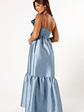 Betina Bow Front Maxi Dress - BLUE/DUSTY ROSE - thumbnail 24