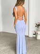 Beverley Lilac Mesh Maxi Dress - thumbnail 7