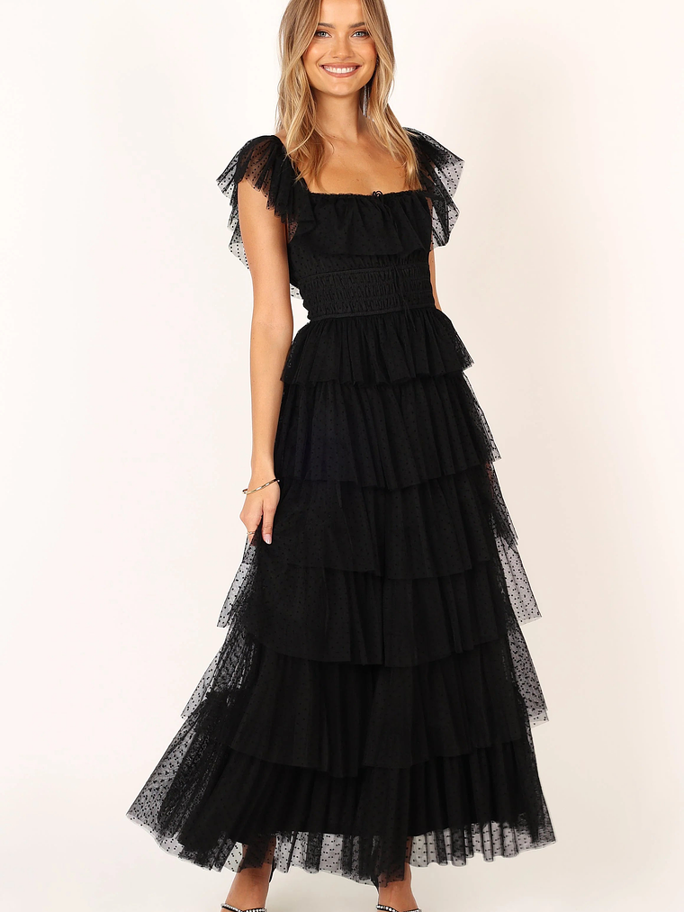 Belle Maxi Dress - Black 1