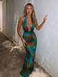 Azores Maxi Dress Moody Leopard - thumbnail 5
