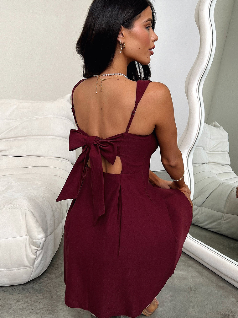 Bransley Dress - Burgundy 6