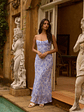 Azure Oasis Maxi Dress Blue - thumbnail 1