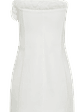 Brooks Rose Mini Dress - White - thumbnail 4