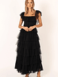 Belle Maxi Dress - Black - thumbnail 4
