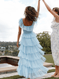 Belle Maxi Dress - Blue - thumbnail 2