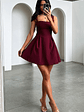 Bransley Dress - Burgundy - thumbnail 12