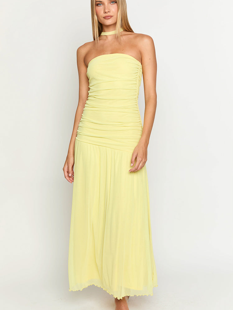Brayan Yellow Maxi Dress 2