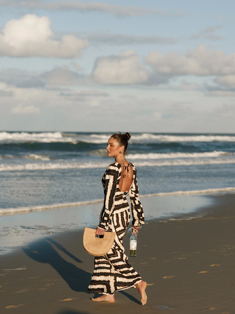 Azure Maxi Dress - Noria Print 2